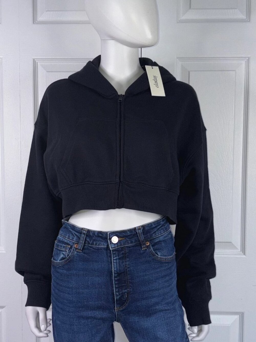 ELADAY women's full-zip hoodie large NWT